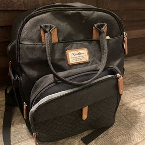 Black diaper bag!